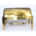 Gold Rectangular Chafing Dish - No Window