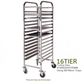 16-tier Chrome Cooling Trolley - Image 2