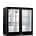 Back Bar Cooler 2 Door - (Hinged)