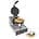 Belgian Single Waffle Machine - Rotating