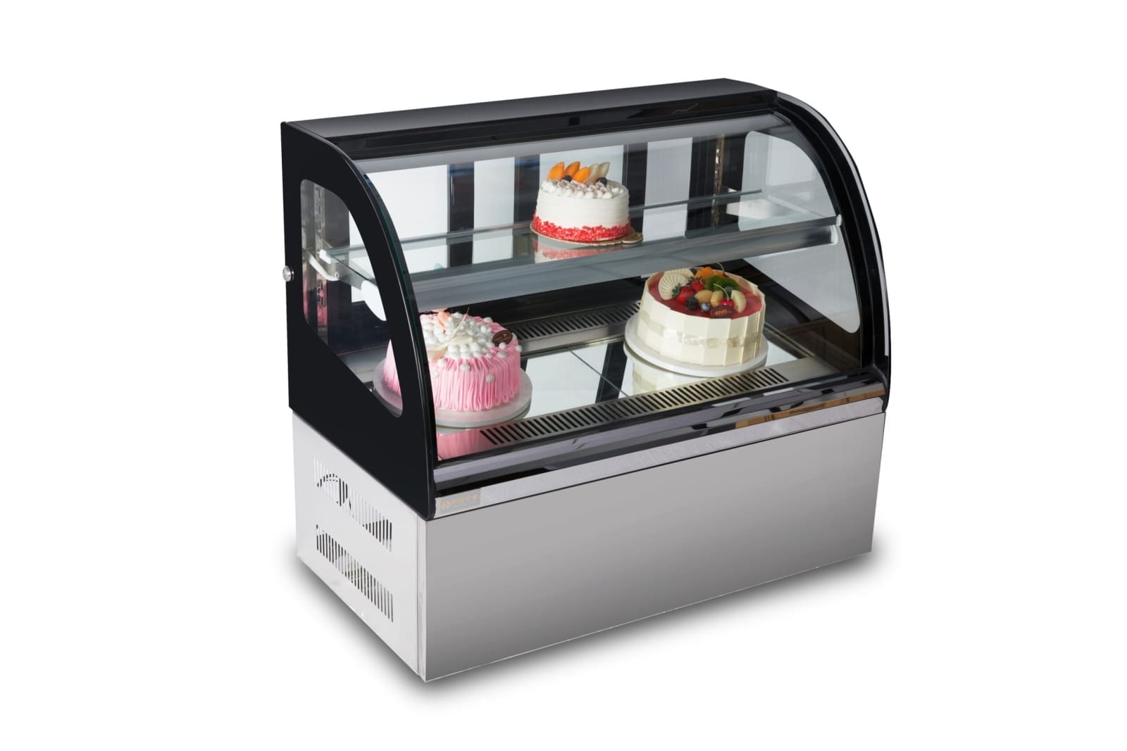 Countertop Cake Display Fridge Curved 900mm