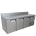 Fridgestar Underbar Cooler 3.5 Door - Steel Doors - With Splashback