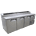 Fridgestar Underbar Cooler 3.5 Door - Steel Doors - Pizza Top