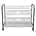 Mobile Floor Standing Crockery Rack / Dish Rack- (300 Piece - 106 Large Plates + 212 Small Plates + 1 Cup Rack)