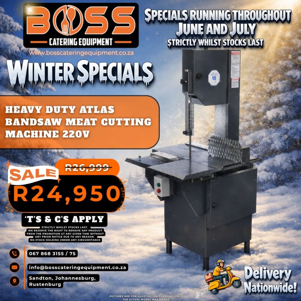Heavy Duty Atlas Bandsaw Meat Cutting Machine 220v | Boss Catering ...