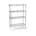 4-tier Chrome Shelving - 1200mm X 450mm X 1800mm