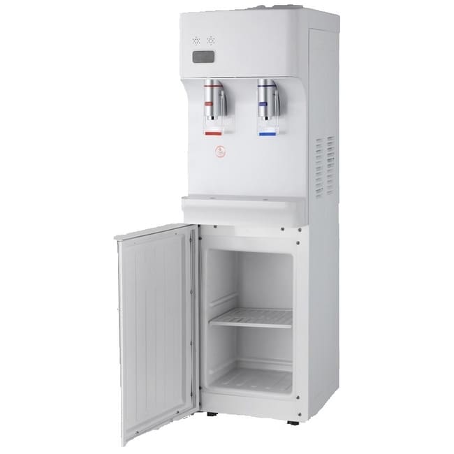 Water Dispenser - Hot & Cold With Storage Compartment (WHITE)
