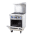 Cookrite 4 Burner Stove With Oven & Wheels - Gas