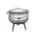 Aluminium 3-foot Legged Pots - With Feet