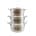 Bright Sky 6PC Aluminium Pot Set - BSK12 LARGE