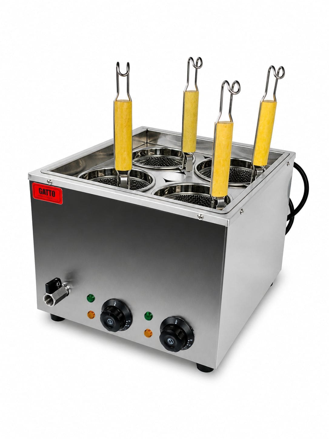 GATTO 4 Basket Electric Pasta Cooker - Counter Model