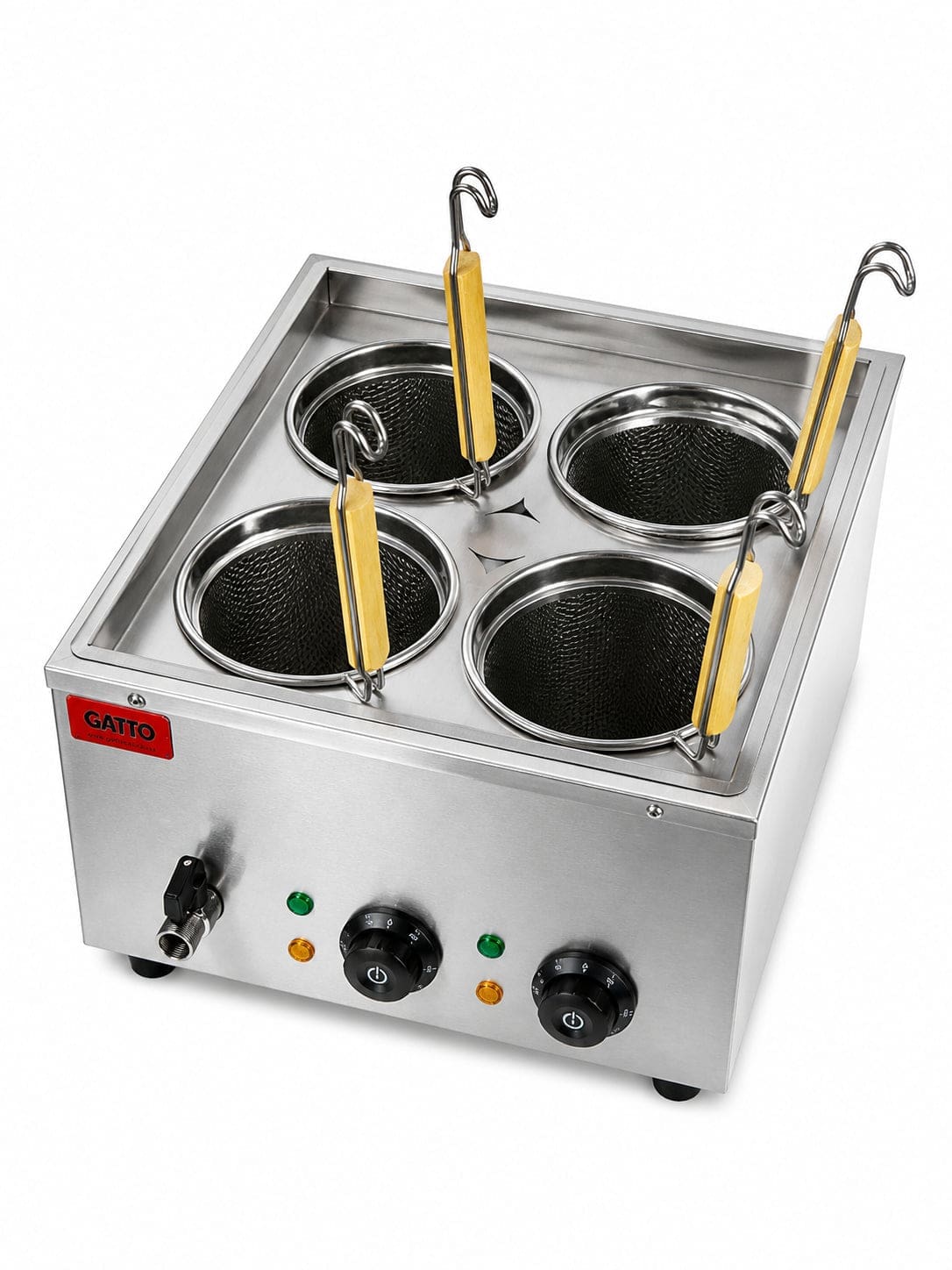 GATTO 4 Basket Electric Pasta Cooker - Counter Model - Image 4