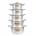 Bright Sky 10PC Aluminium Pot Set - BSK8