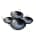 Bright Sky Black Woks / Kadai Pot - Steel Handles (DIFFERENT SIZES)